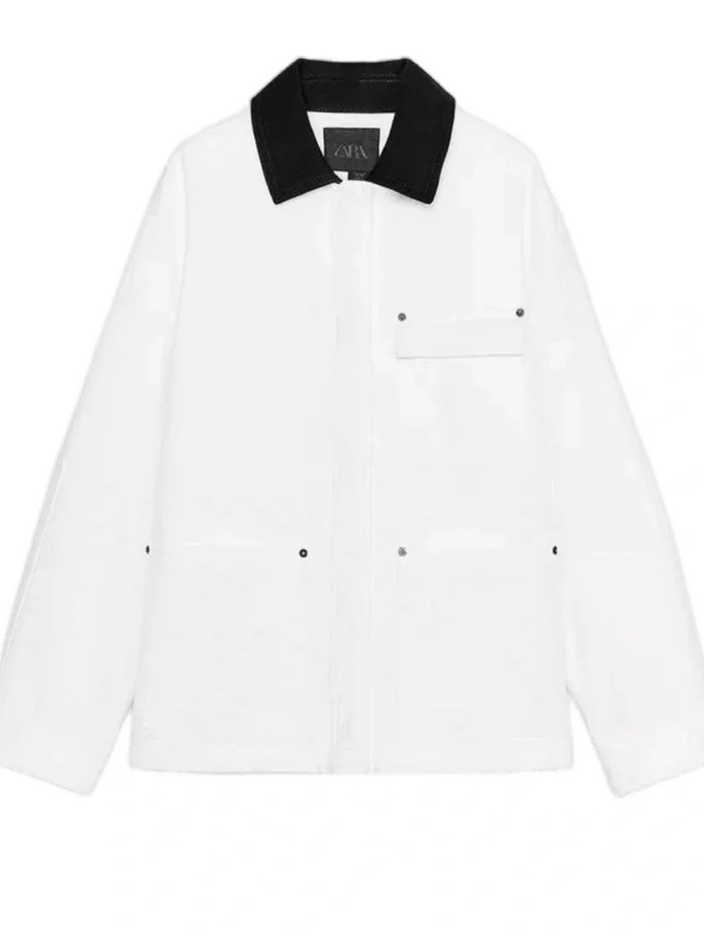ZARA BARN JACKET WITH CONTRAST COLLAR